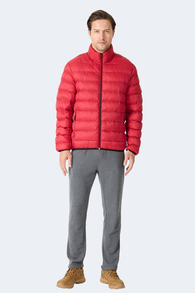 Slazenger BRAUM Erkek Şişme Kırmızı Mont & Kaban