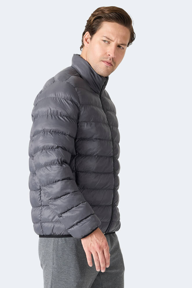 Slazenger BRAUM Erkek Şişme Koyu Gri Mont & Kaban