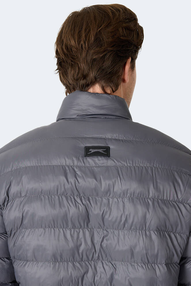 Slazenger BRAUM Erkek Şişme Koyu Gri Mont & Kaban