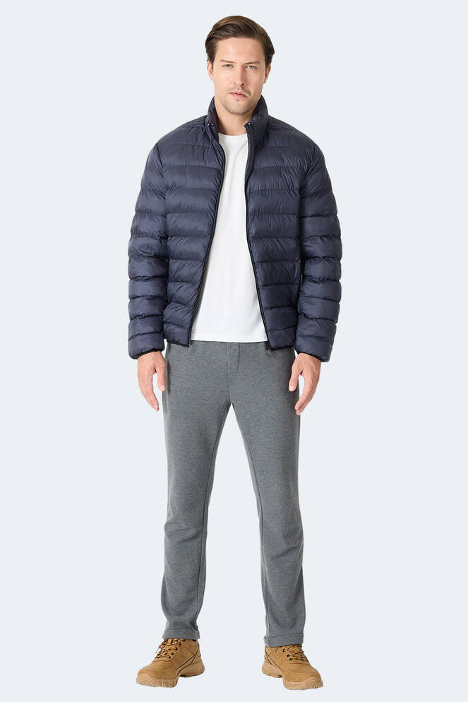 Slazenger BRAUM Erkek Şişme Lacivert Mont & Kaban