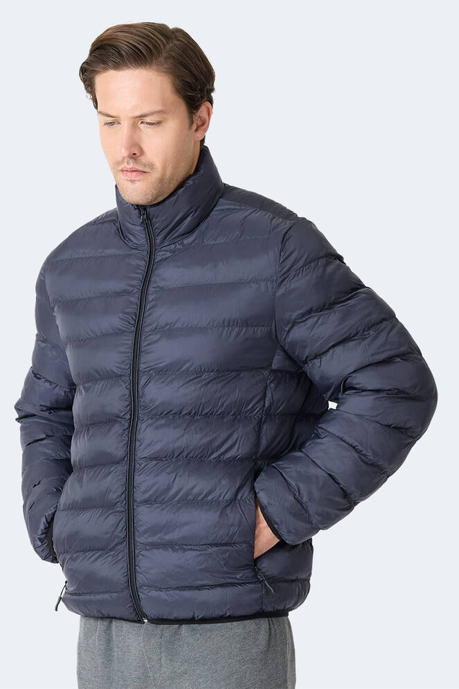 Slazenger BRAUM Erkek Şişme Lacivert Mont & Kaban