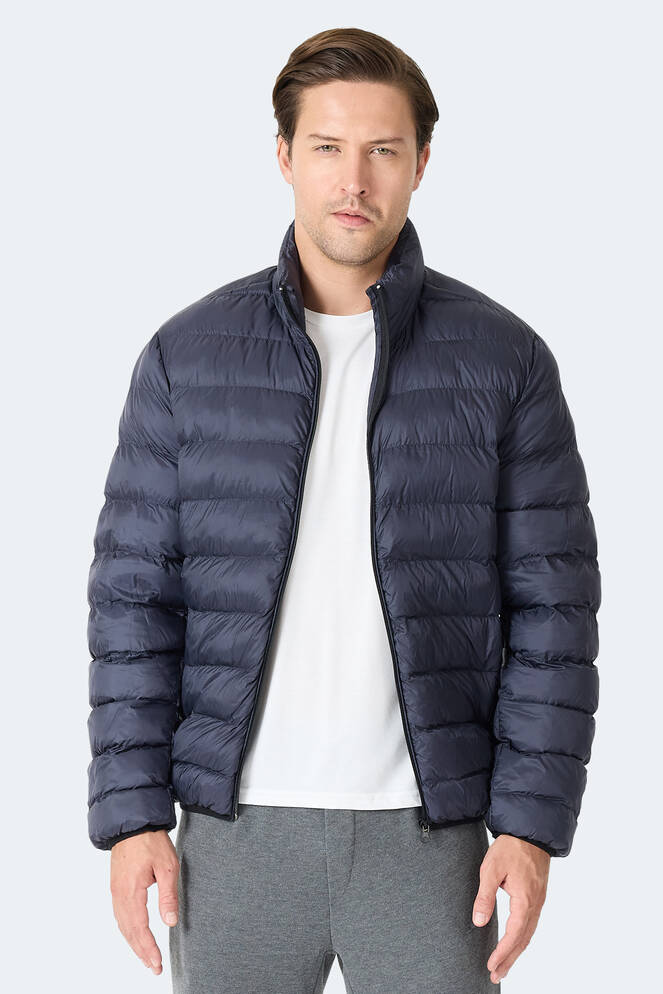 Slazenger BRAUM Erkek Şişme Lacivert Mont & Kaban