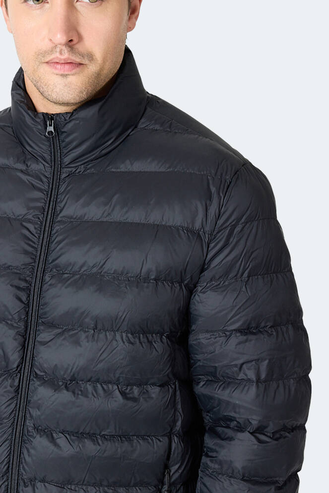 Slazenger BRAUM Erkek Şişme Siyah Mont & Kaban