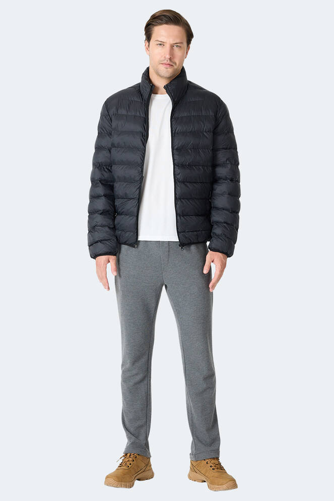 Slazenger BRAUM Erkek Şişme Siyah Mont & Kaban