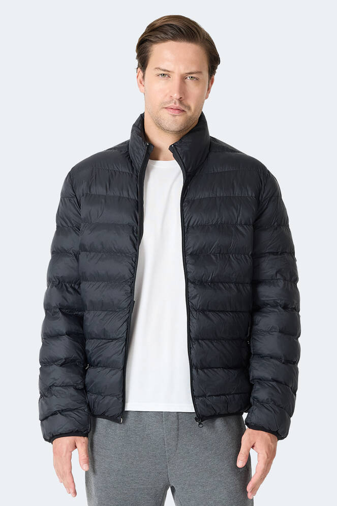 Slazenger BRAUM Erkek Şişme Siyah Mont & Kaban