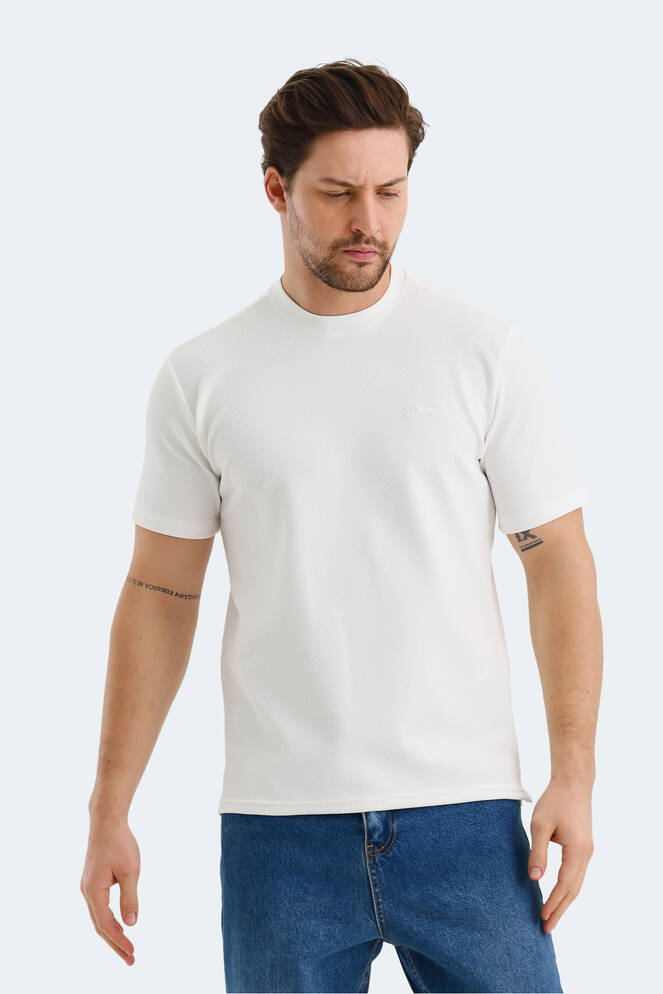 Slazenger BREEZE Erkek Ekru Tişört