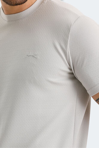 Slazenger BREEZE Erkek Gri Tişört - Thumbnail