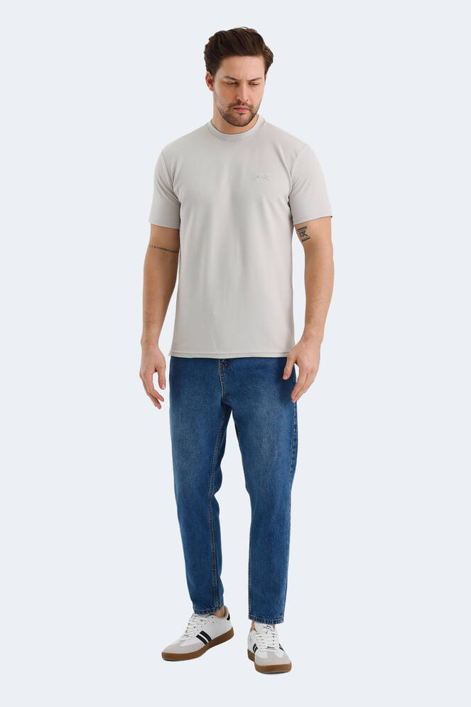 Slazenger BREEZE Erkek Gri Tişört