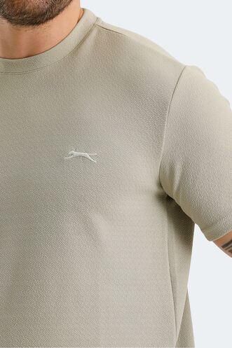 Slazenger BREEZE Erkek Haki Tişört - Thumbnail