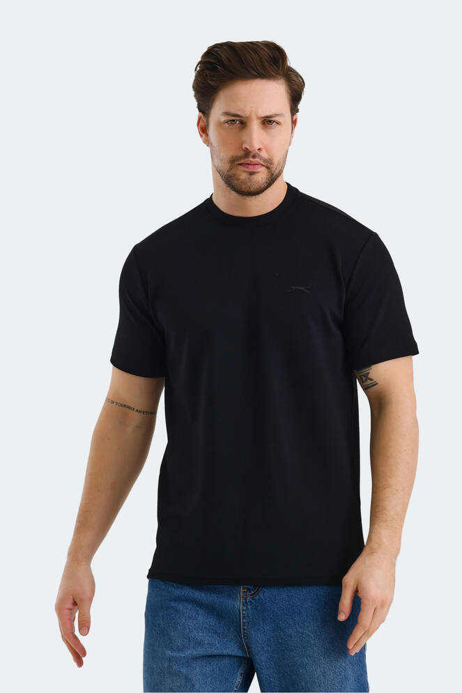 Slazenger BREEZE Erkek Siyah Tişört