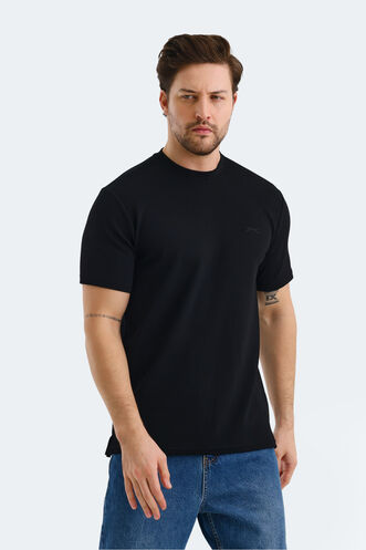 Slazenger BREEZE Men's T-Shirt Black - Thumbnail