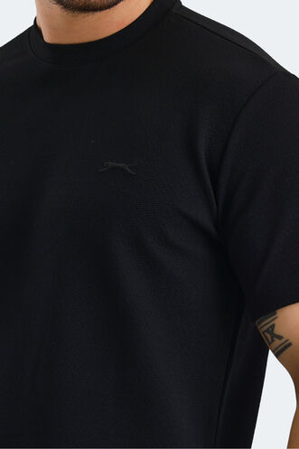 Slazenger BREEZE Men's T-Shirt Black - Thumbnail