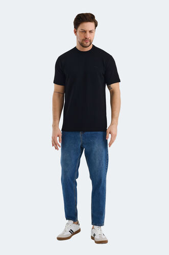 Slazenger BREEZE Men's T-Shirt Black - Thumbnail
