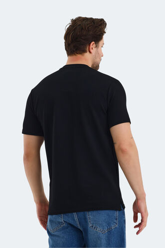 Slazenger BREEZE Men's T-Shirt Black - Thumbnail