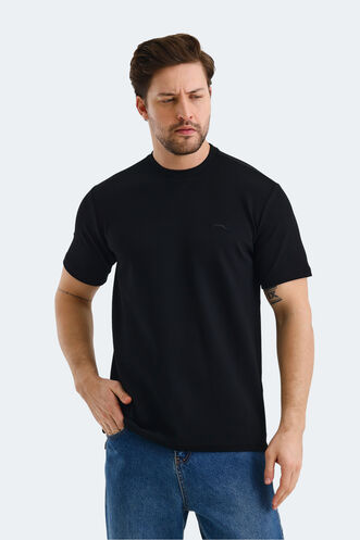 Slazenger BREEZE Men's T-Shirt Black - Thumbnail