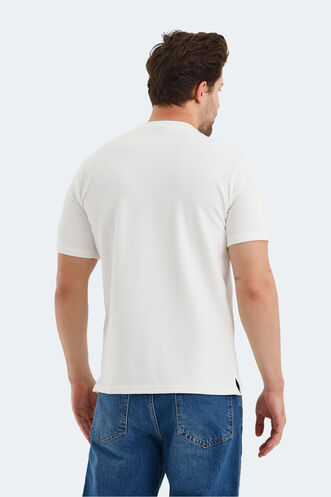 Slazenger BREEZE Men's T-Shirt Ecru - Thumbnail