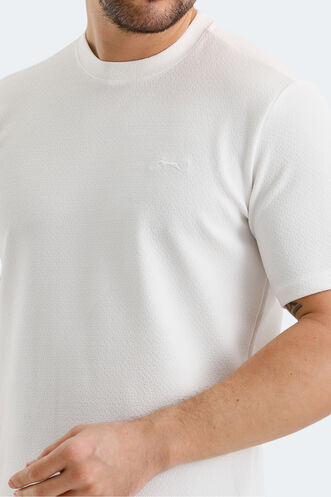 Slazenger BREEZE Men's T-Shirt Ecru - Thumbnail
