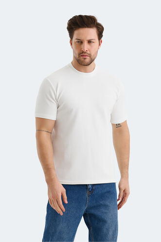 Slazenger BREEZE Men's T-Shirt Ecru - Thumbnail