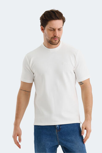 Slazenger BREEZE Men's T-Shirt Ecru - Thumbnail
