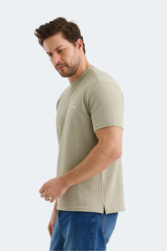 Slazenger BREEZE Men's T-Shirt Khaki - Thumbnail