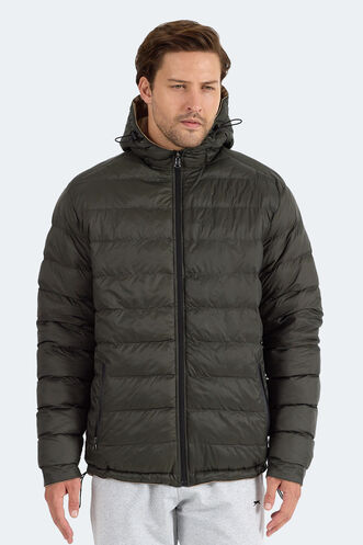 Slazenger BRELIS Erkek Çift Taraflı Bej Mont & Kaban - Thumbnail