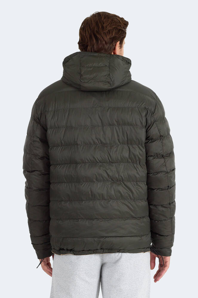 Slazenger BRELIS Erkek Çift Taraflı Bej Mont & Kaban