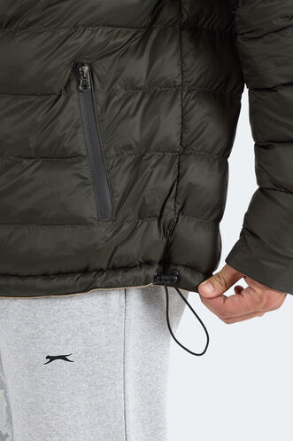 Slazenger BRELIS Erkek Çift Taraflı Bej Mont & Kaban - Thumbnail