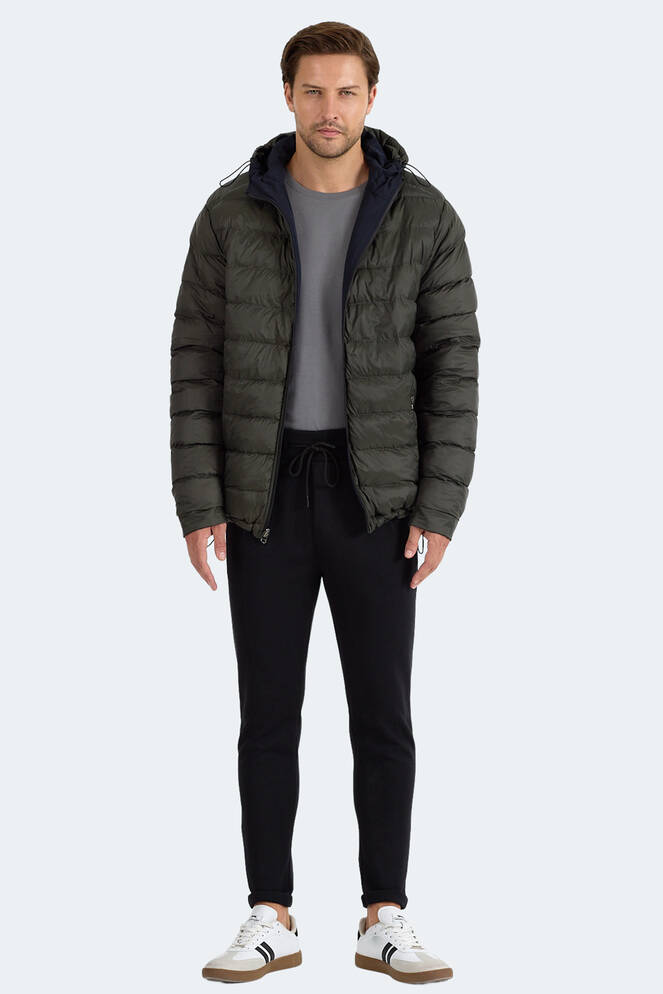 Slazenger BRELIS Erkek Çift Taraflı Lacivert Mont & Kaban