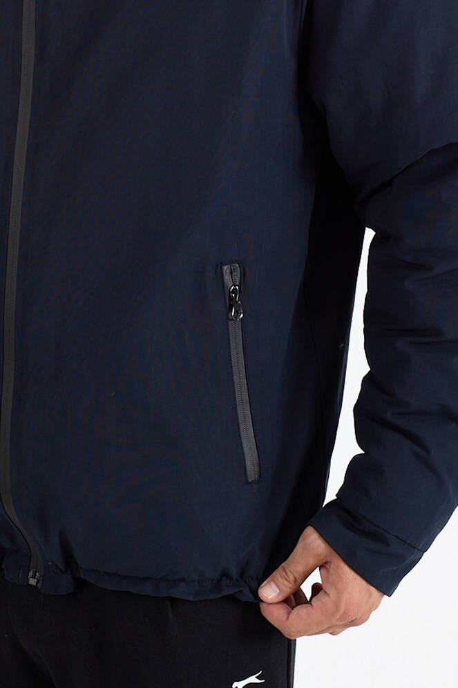 Slazenger BRELIS Erkek Çift Taraflı Lacivert Mont & Kaban