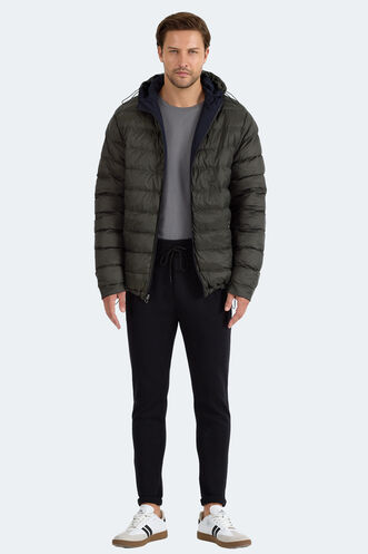 Slazenger BRELIS Erkek Çift Taraflı Lacivert Mont & Kaban - Thumbnail