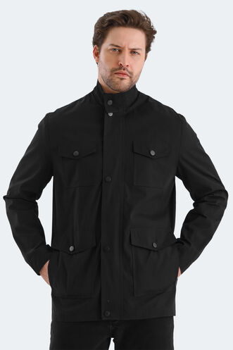 Slazenger BROOKS Men's Coat Black - Thumbnail