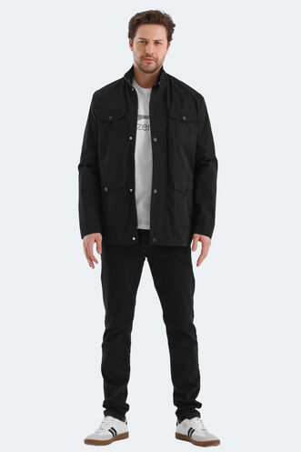 Slazenger BROOKS Men's Coat Black - Thumbnail