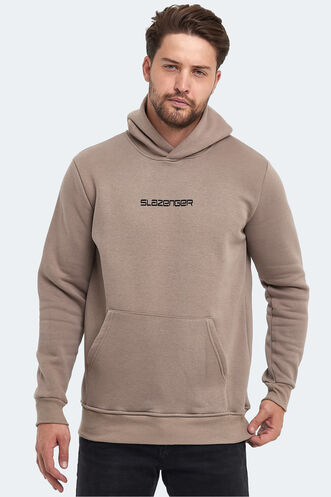 Slazenger - Slazenger BUSTER Erkek Sweatshirt Taş Gri
