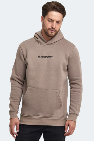 Slazenger BUSTER Erkek Sweatshirt Taş Gri - Thumbnail