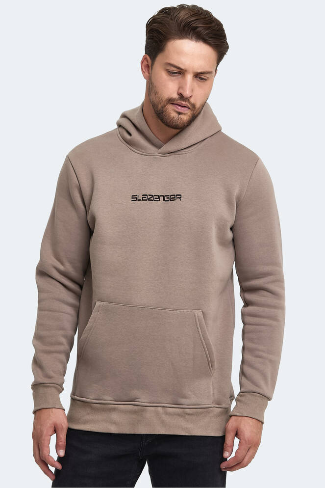 Slazenger BUSTER Erkek Sweatshirt Taş Gri