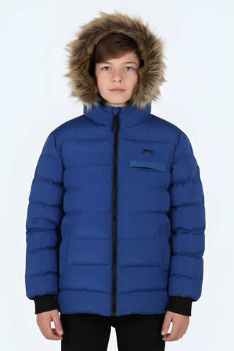 Slazenger - Slazenger CALISTO NEW Unisex Çocuk Mont & Kaban Saks Mavi