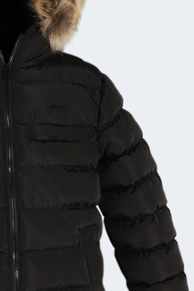 Slazenger CALISTO NEW Unisex Çocuk Mont & Kaban Siyah