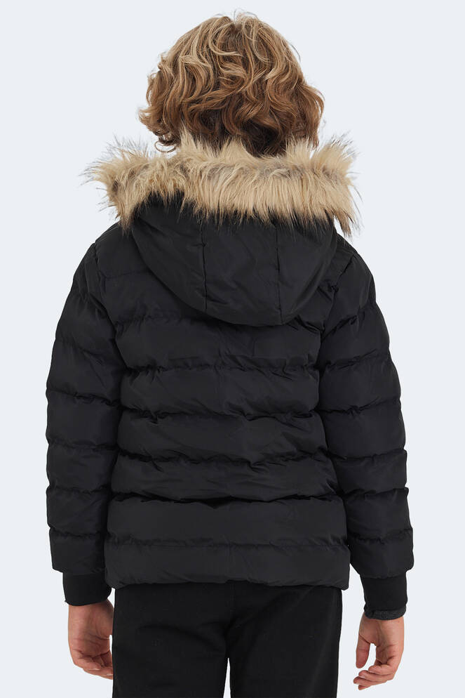 Slazenger CALISTO NEW Unisex Çocuk Mont & Kaban Siyah