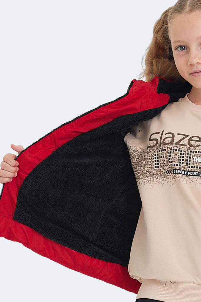 Slazenger CALISTO Unisex Çocuk Palto & Ceket Kırmızı