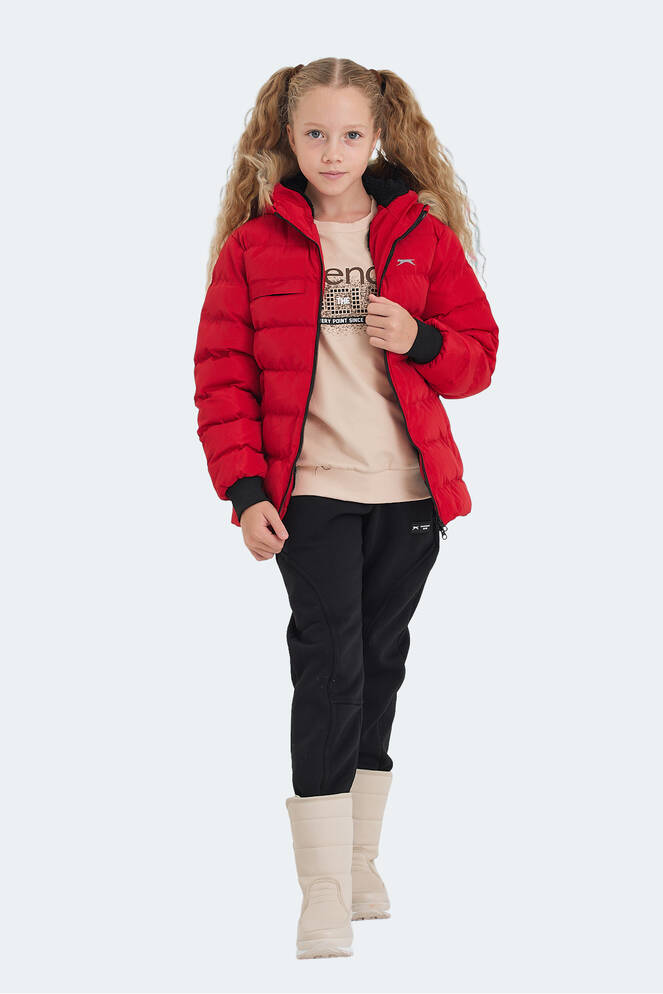 Slazenger CALISTO Unisex Çocuk Palto & Ceket Kırmızı