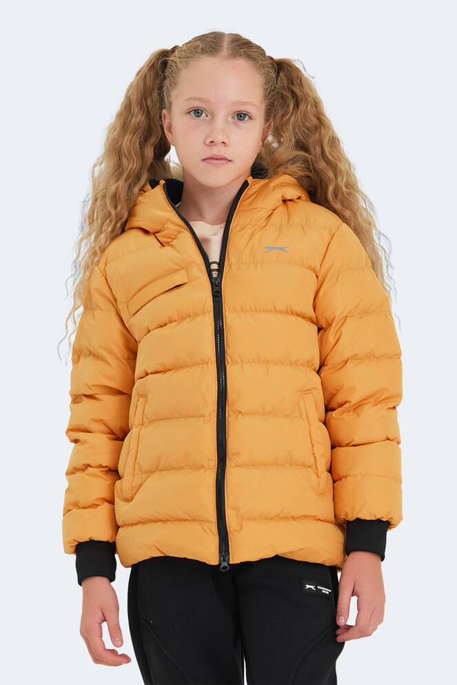 Slazenger CALISTO Unisex Çocuk Palto & Ceket Sarı