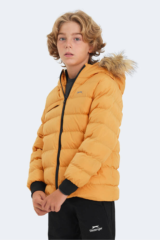 Slazenger CALISTO Unisex Çocuk Palto & Ceket Sarı