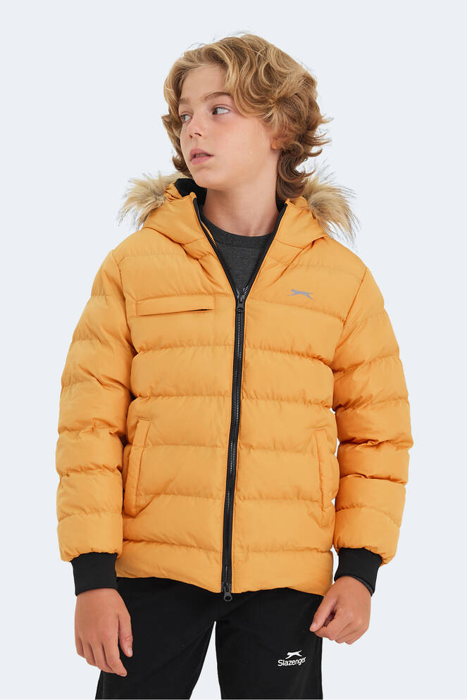 Slazenger CALISTO Unisex Çocuk Palto & Ceket Sarı