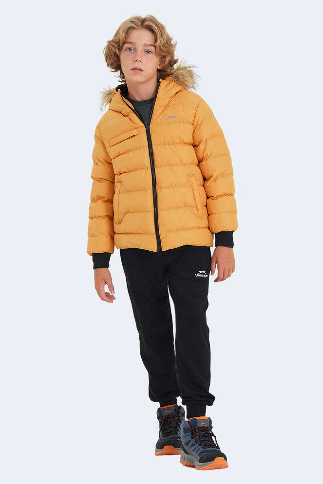 Slazenger CALISTO Unisex Çocuk Palto & Ceket Sarı