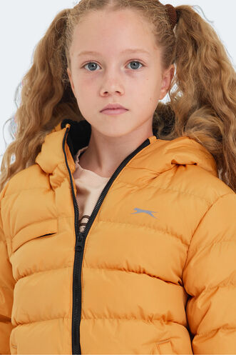 Slazenger CALISTO Unisex Çocuk Palto & Ceket Sarı - Thumbnail