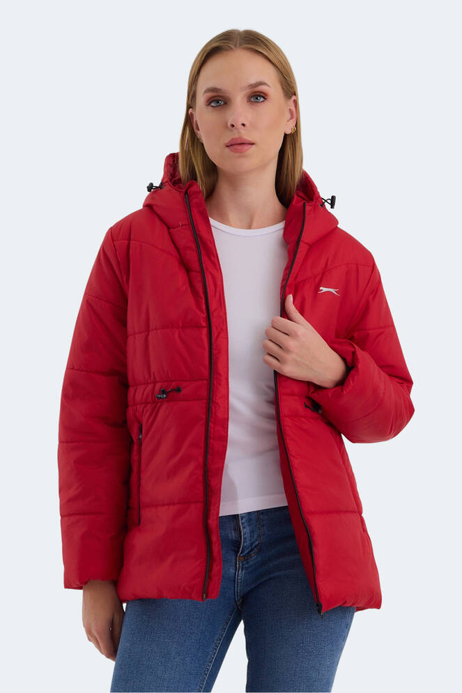 Slazenger CALLU Kadın Mont & Ceket Kırmızı