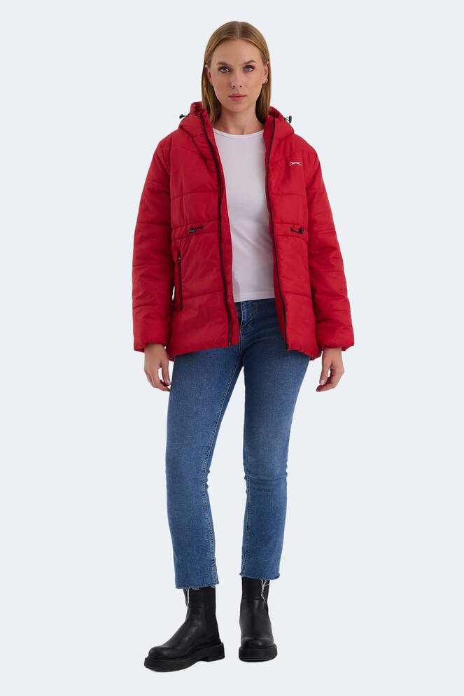 Slazenger CALLU Kadın Mont & Ceket Kırmızı