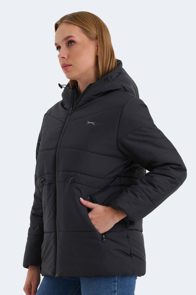 Slazenger CALLU Kadın Mont & Ceket Siyah