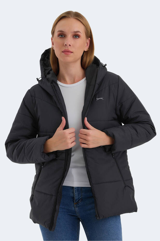 Slazenger CALLU Kadın Mont & Ceket Siyah