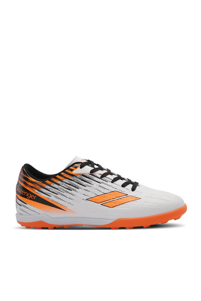 Slazenger CAMBLY Erkek Çocuk Futbol Ayakkabıları Beyaz - Turuncu